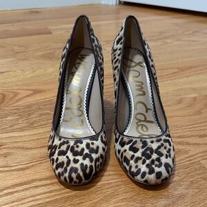 Sam Edelman Stillson Leopard Calf-Hair Pumps